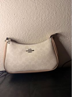 Tan teri coach bag!
