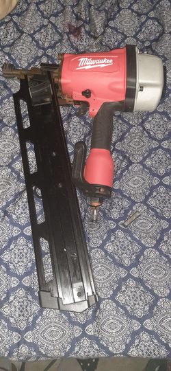 Milwaukee finishing nail gun use a couple times