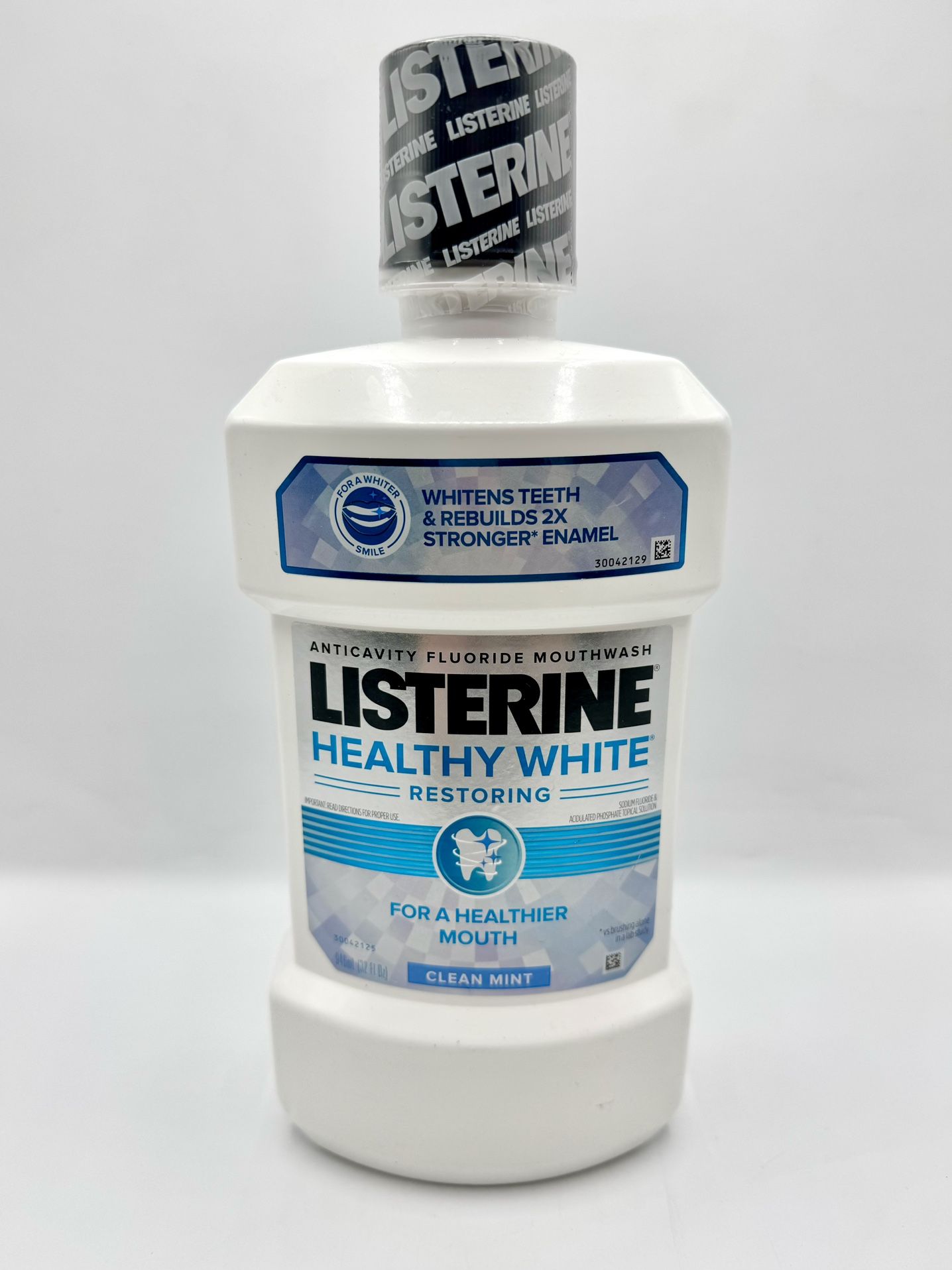 Listerine Healthy White Restoring Clean Mint Mouthwash 32fl oz Discontinued 2023