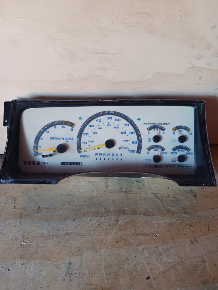 1(contact info removed) Chevy Gmc C/k Instrument  Cluster 