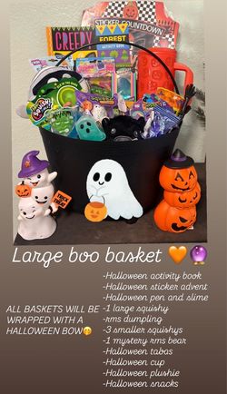 Boo baskets for sale