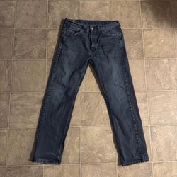 Levi's 505 Men's Jeans Size 32x30, Blue Dark Wash, Regular Fit