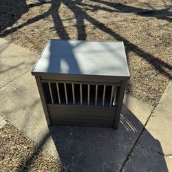 New Age Pet ecoFLEX Pet Crate/End Table, Small, Grey