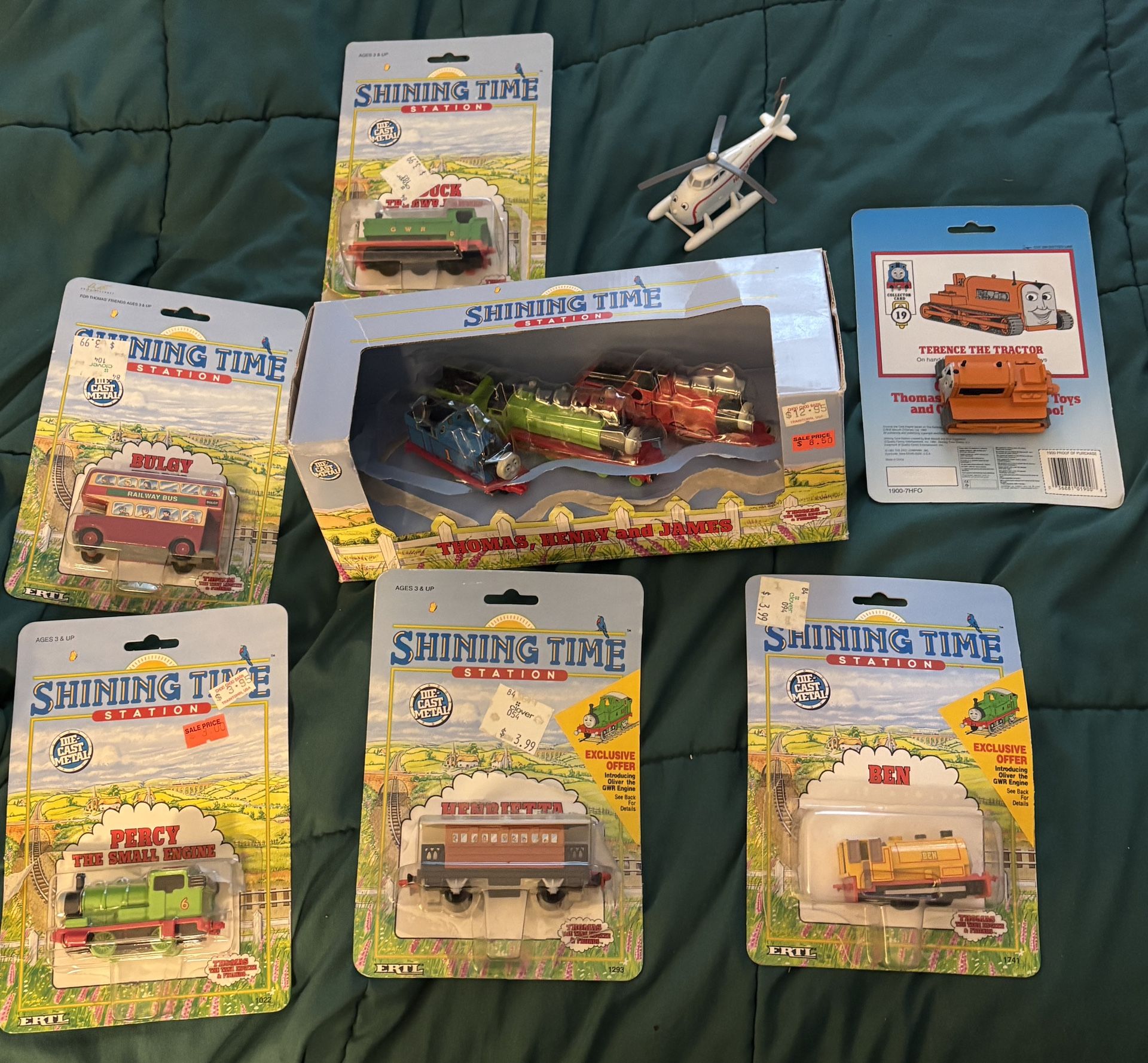 Ertl Shining Time Station Lot Of (10)  Thomas The Tank Engine Friends
