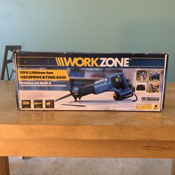 Workzone 20V Lithium ion Reciprocating Saw