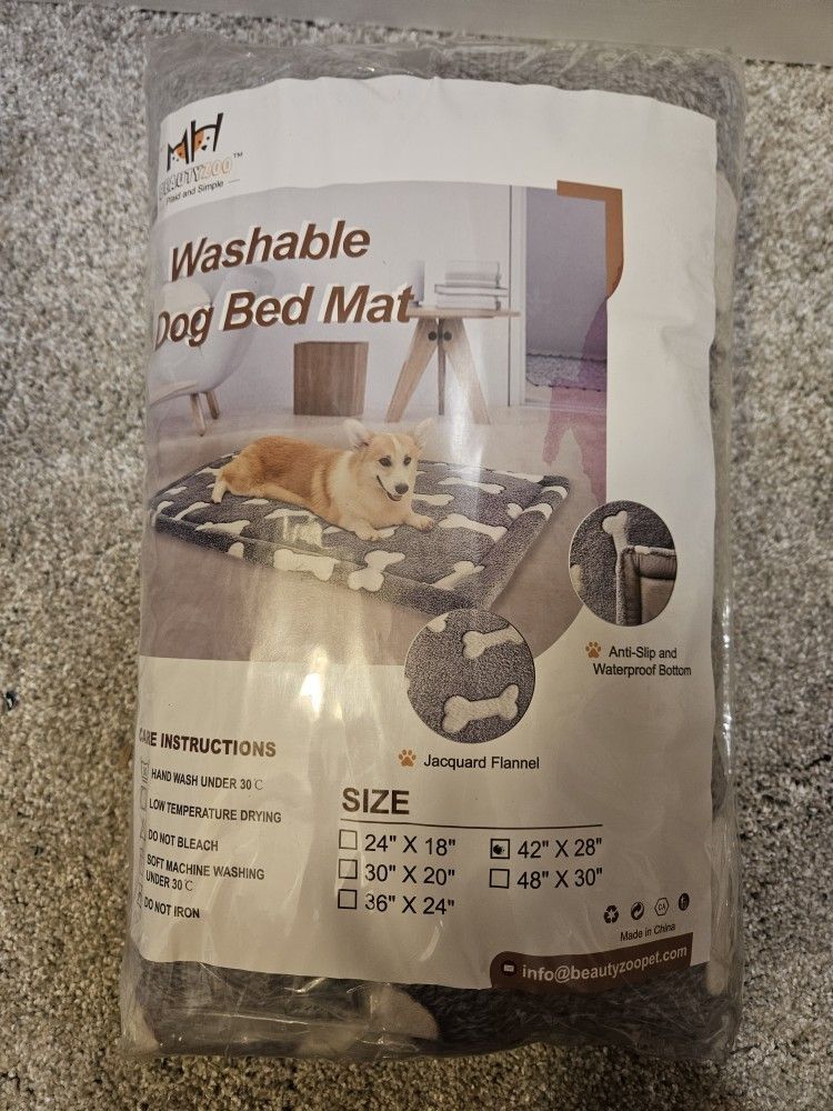 Orthopedic Waterproof Dog Mat for Crate XL New
