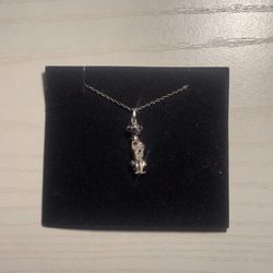 Disney treasure collection 925 Sterling silver 10 karat gold Dalmatian necklace.