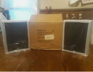 Two NOS  Westinghouse Ausio IV Network Quadtrix Type Speakers Model RCX 1005 In Box