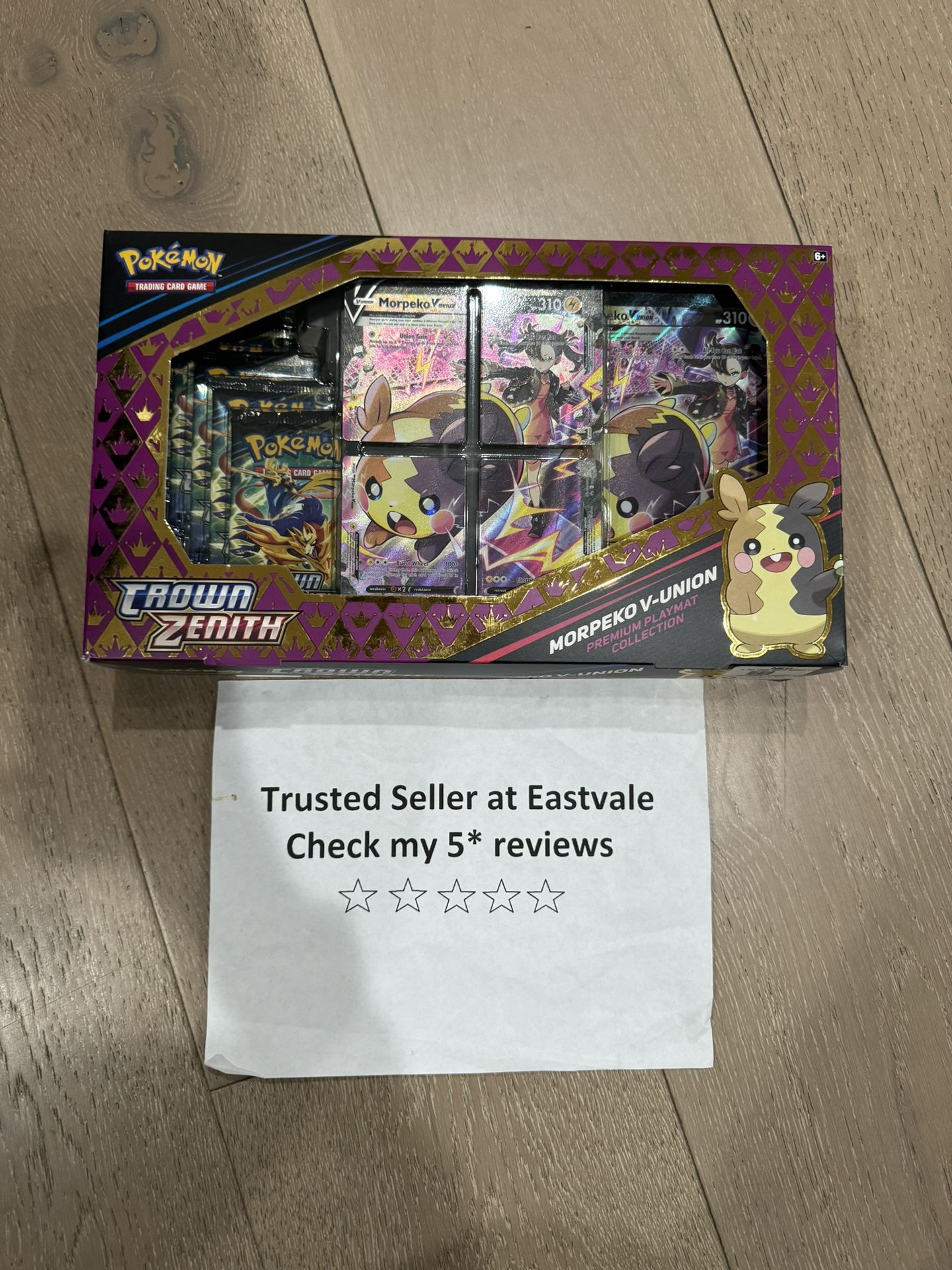 Crown Zenith Premium Treasures Collection Morpeko V-UNION Pokemon TCG