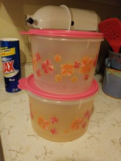 Tupperware excellent used condition $15 both