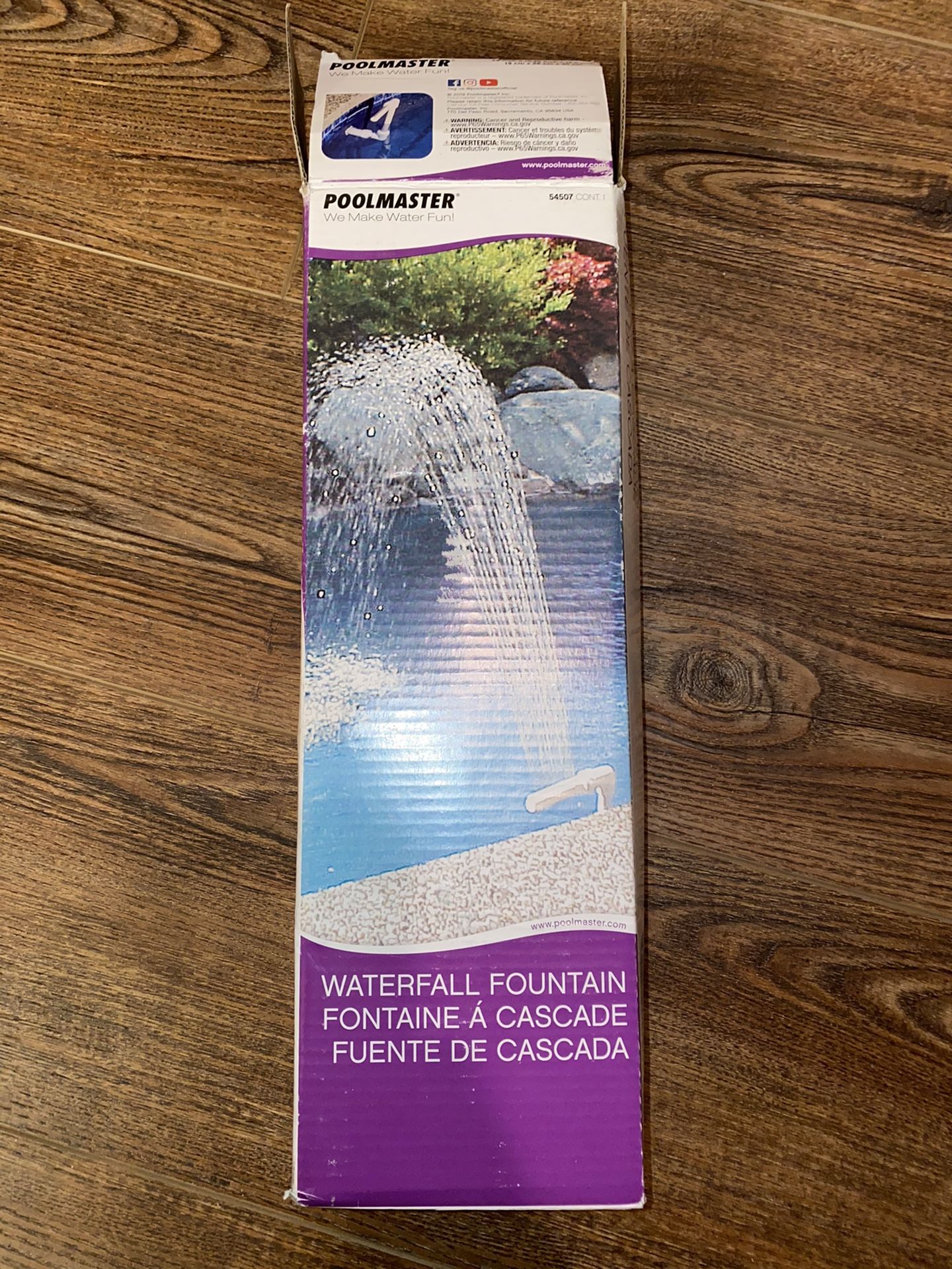 Poolmaster Swimming Pool And Spa Waterfall Fountain