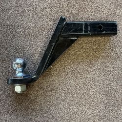 8” Drop Trailer Hitch And Ball