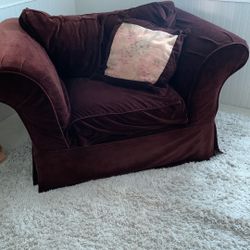 Comfortable Loveseat & Ottoman 