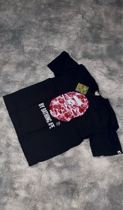 BAPE Pink Camo Ape Head T-Shirt – Black shirt