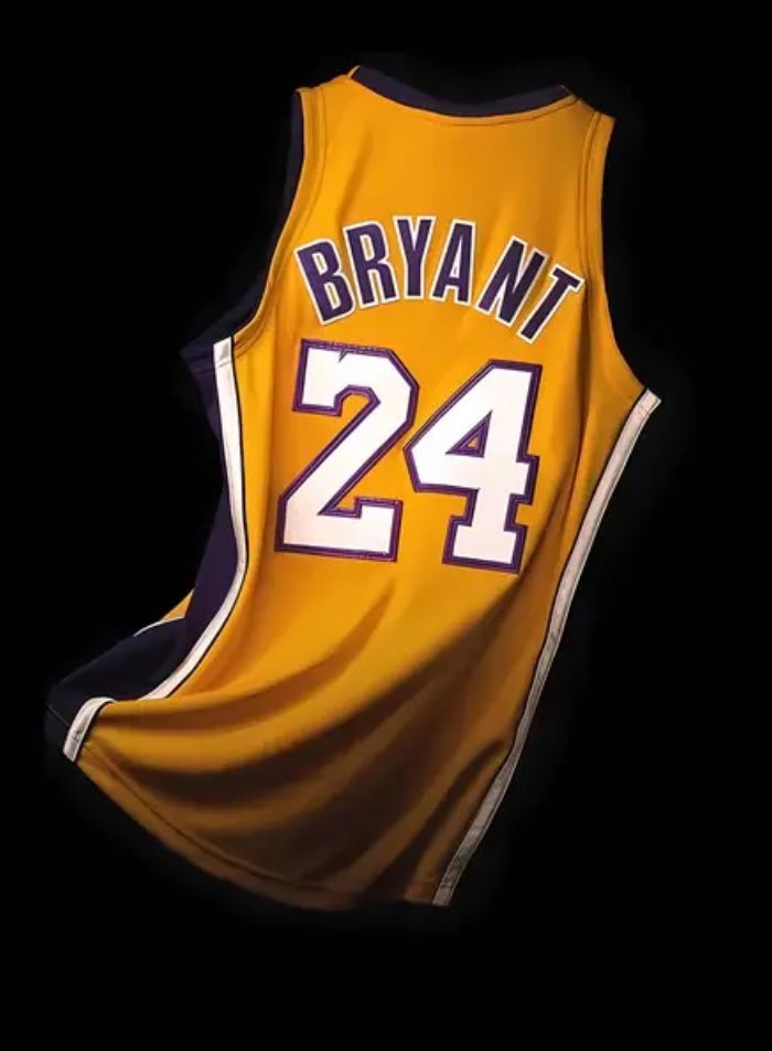 Kobe Bryant Jersey Canvas Poster