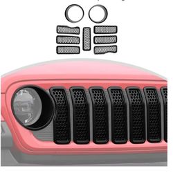 2024+ Black Jeep Inserts Including Headlights