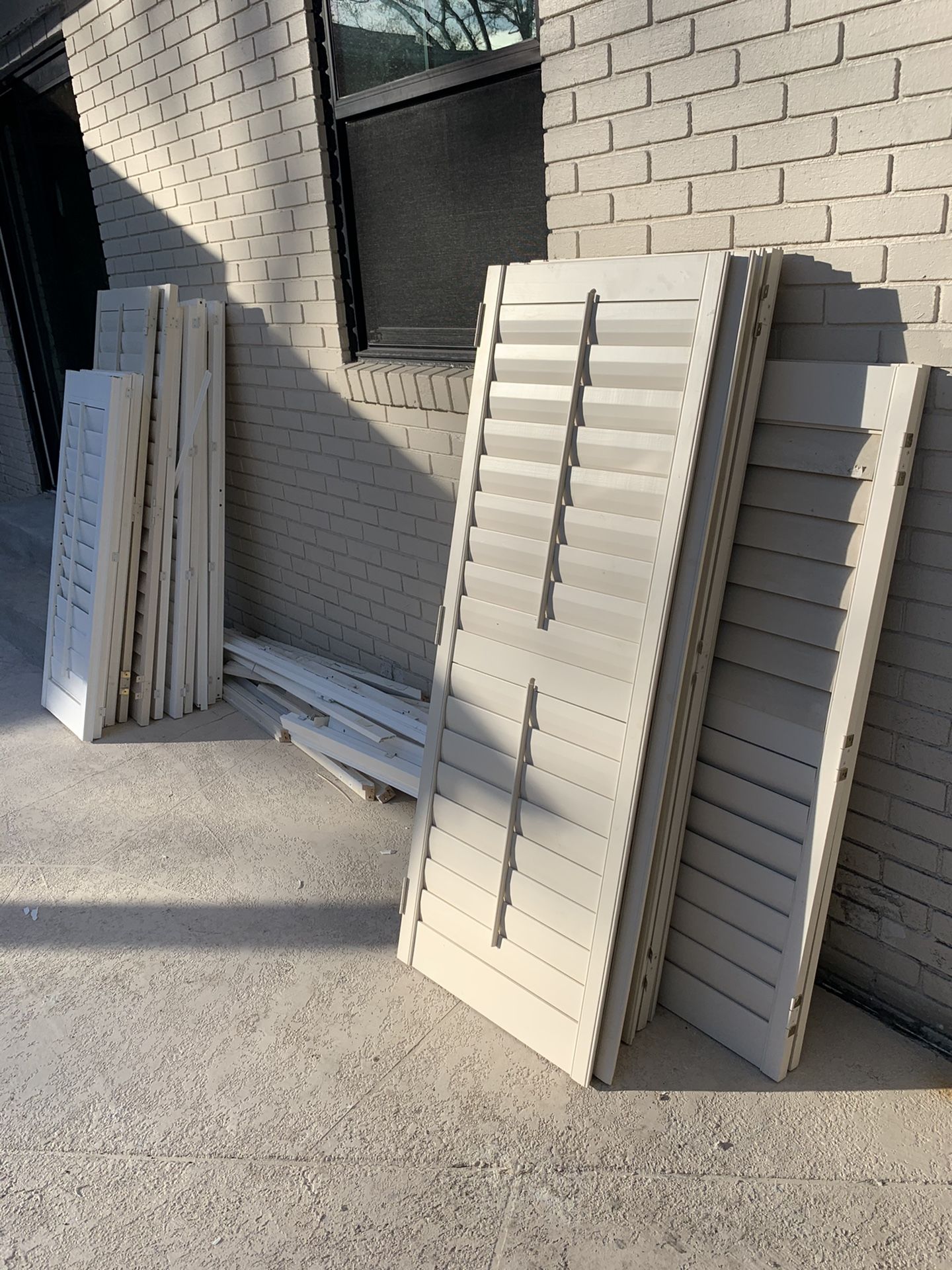 Used Plantation shutters - Pending Pick Up