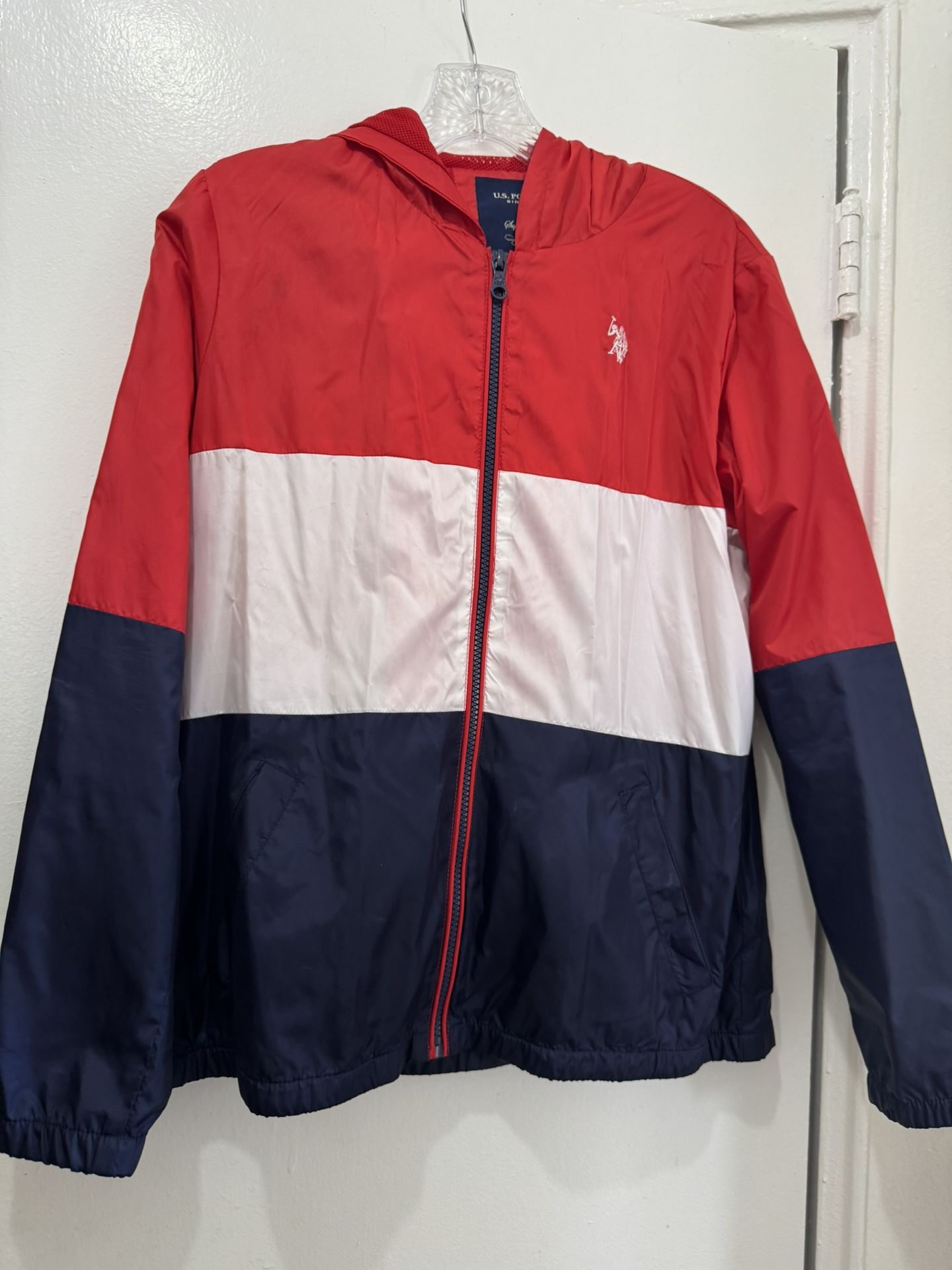 U.S. Polo Women’s Windbreaker Jacket color block size M
