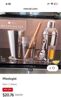 Libbey Mixologist 9-Piece Bar Set
