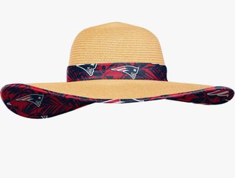 New England Patriots Women’s Straw Beach Hat