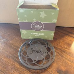 Round Authentic Scentsy Product, Warmer Stand Brown