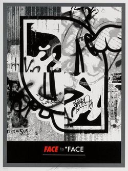 Shepard Fairey OBEY x D*Face Signed Numbered Print Mint Condition