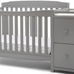 3 In One Crib W/changing Station