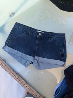 Dark blue denim shorts (size 27)