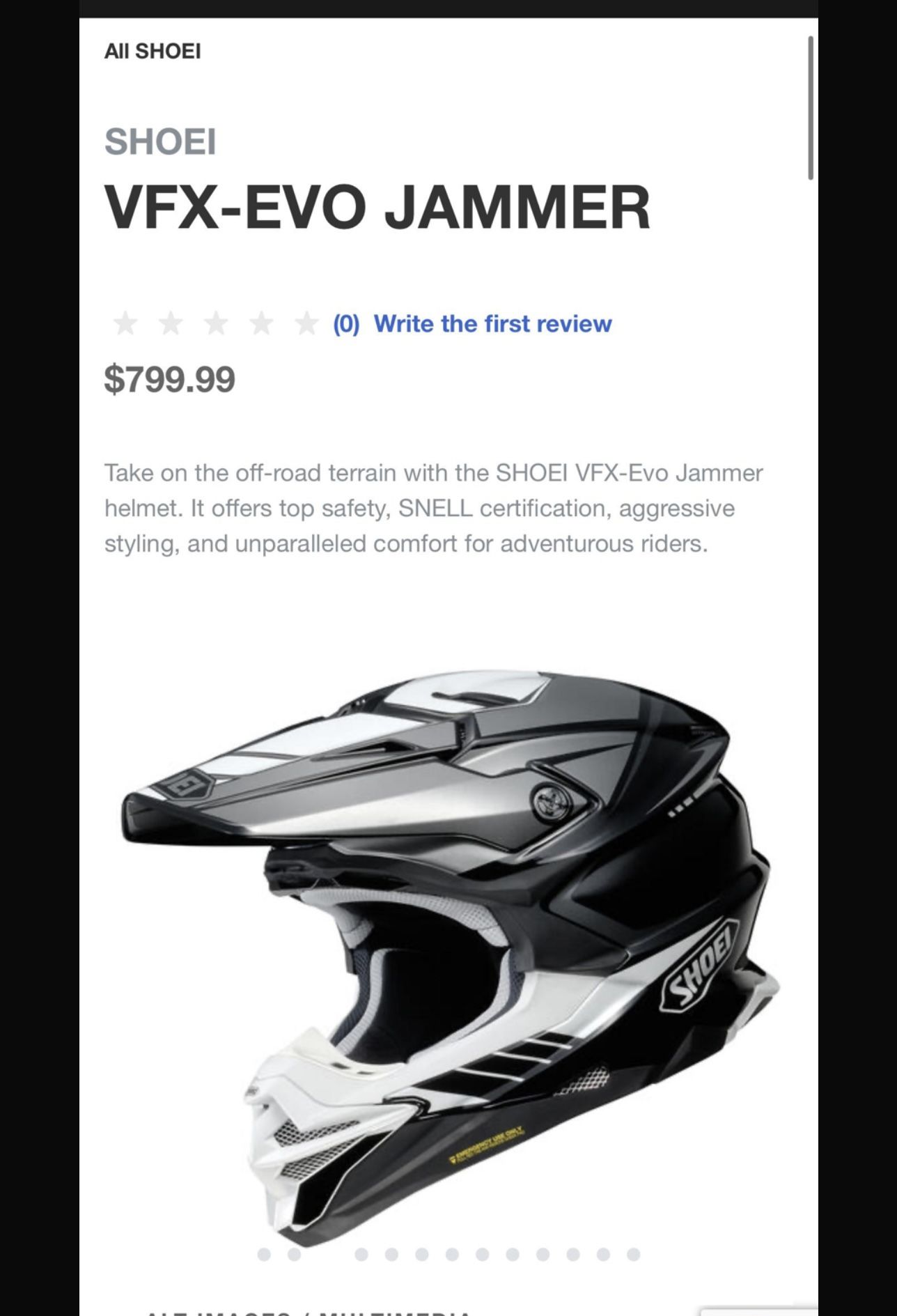 Helmet SHOEI ORIGINAL