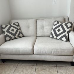 Light Cream Loveseat