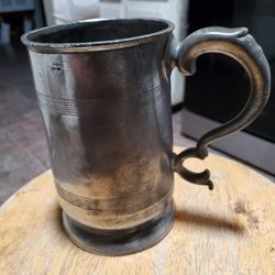 Antique Mug Rare Mark Chops 18 Century  Quart 