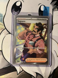 Saguaro Supporter Trainer Pokemon Card 