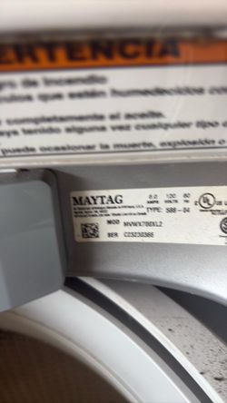 Maytag washer