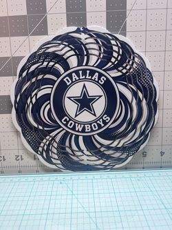 Dallas Cowboys Metal Wind Spinner