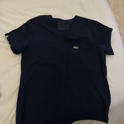 FIGS Technical Collection Scrubs Set Navy Blue : MED TOP / LG PANTS