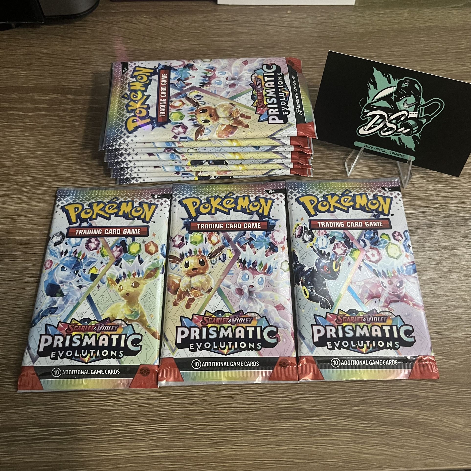 Pokemon Prismatic Evolution Booster Packs Eevee