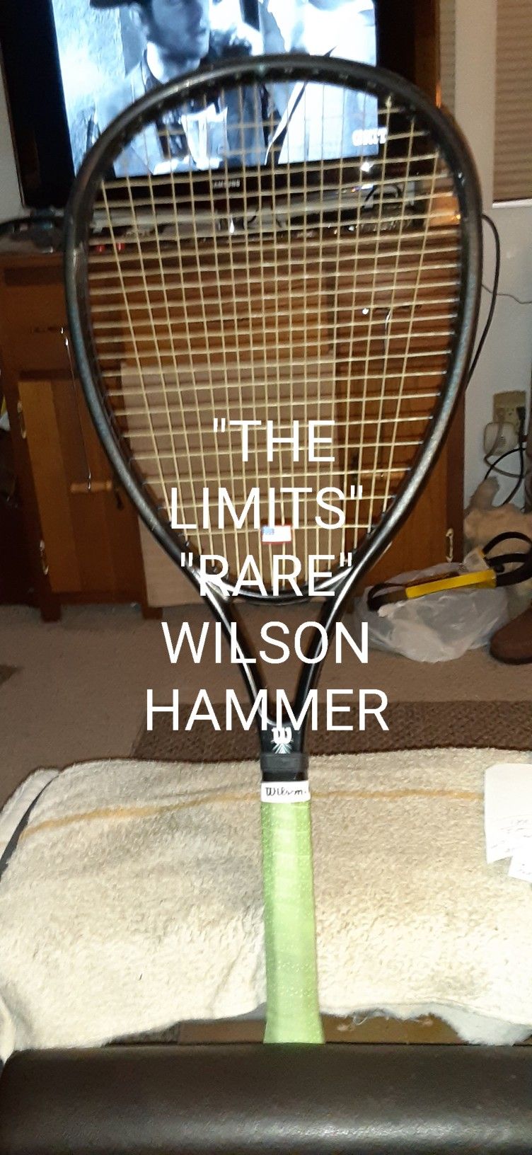 Rare Wilson Sledge Hammer 3.4 Stretch Tennis Racket 