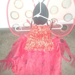 Girls Lady Bug COSTUME