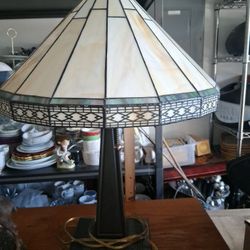 Table Lamp Mission Tiffany Style 24” Tall