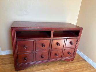 Wood tv stand