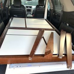 Dining Table $69 🚚🎈🎁🍀 Modern Table, Contemporary Table, Dining And Kitchen Furniture, Kitchen Table, White, Brown, Wood Table. 