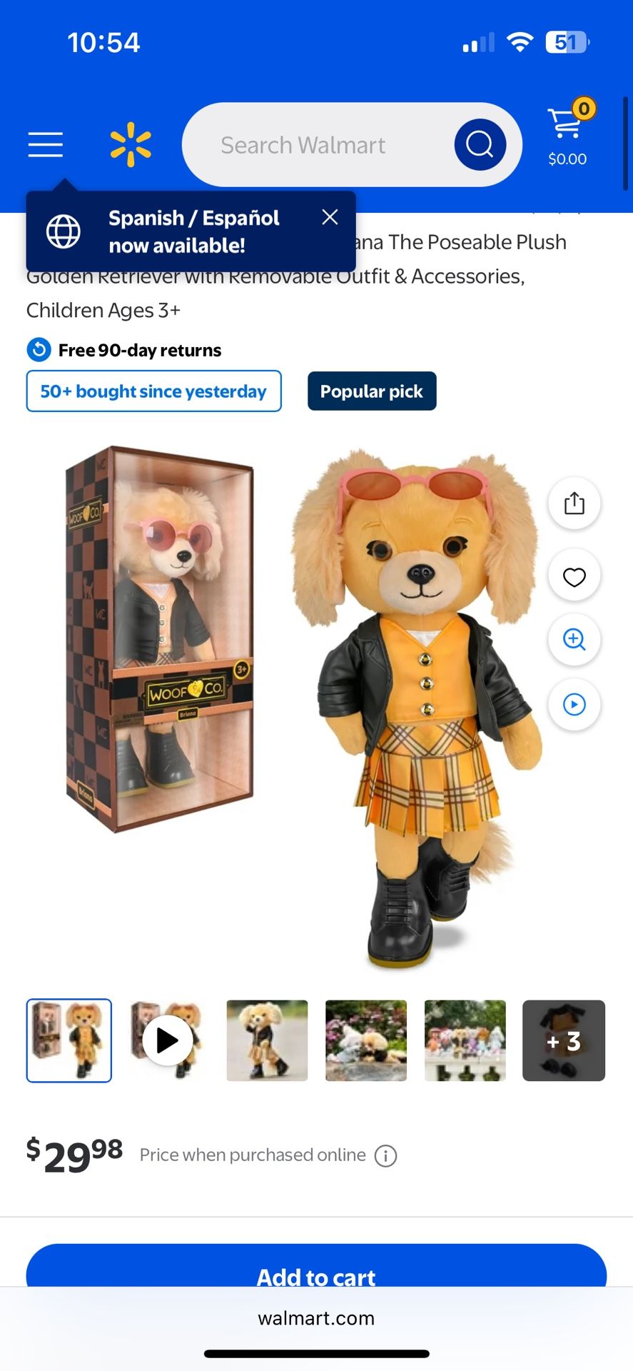 Woof & Co 15-inch Fashion Doll – Briana