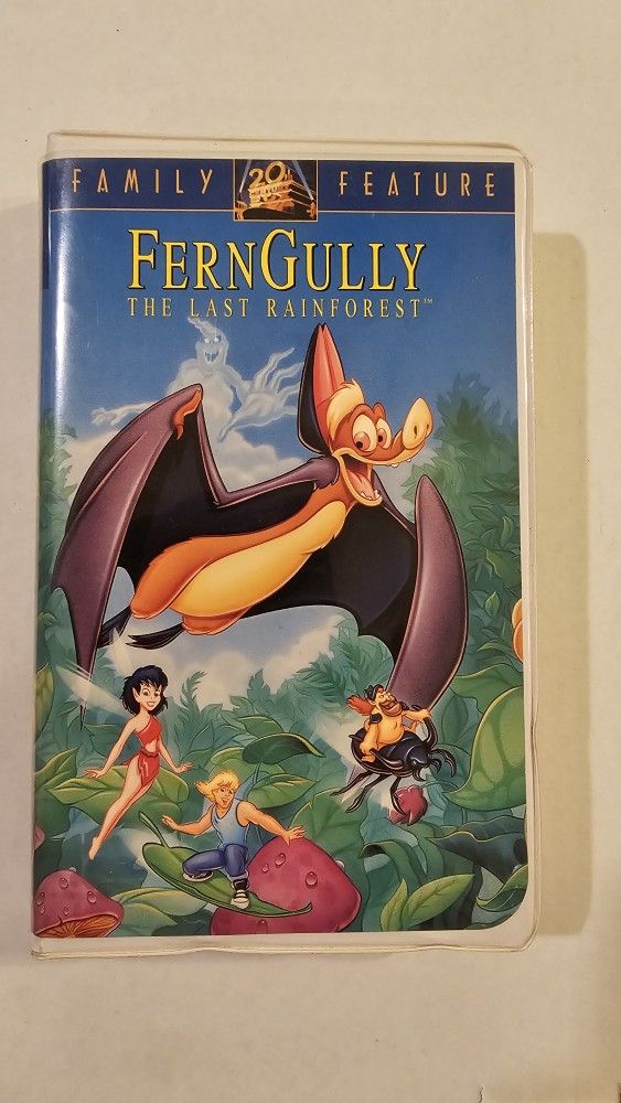 VHS Ferngully The Last Rainforest