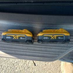 Brand New 20v. 5ah.  Batteries $100$ For Both 