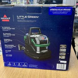 BISSELL Little Green Pet Pro - Portable Carpet and Upholstery Cleaner 3908 - NEW