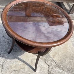 Vintage Mid Century Modern Italian Round End Table