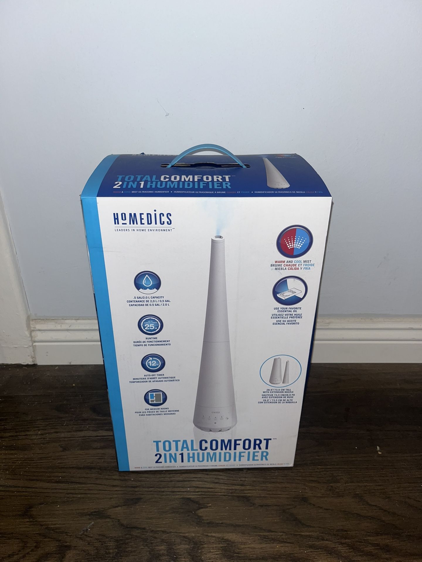 Homedics 2 In 1 Humidifier 