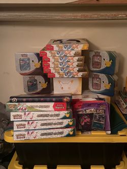 Pokémon TCG Lot – Sylveon ex Boxes, 30th Celebration Tins & More