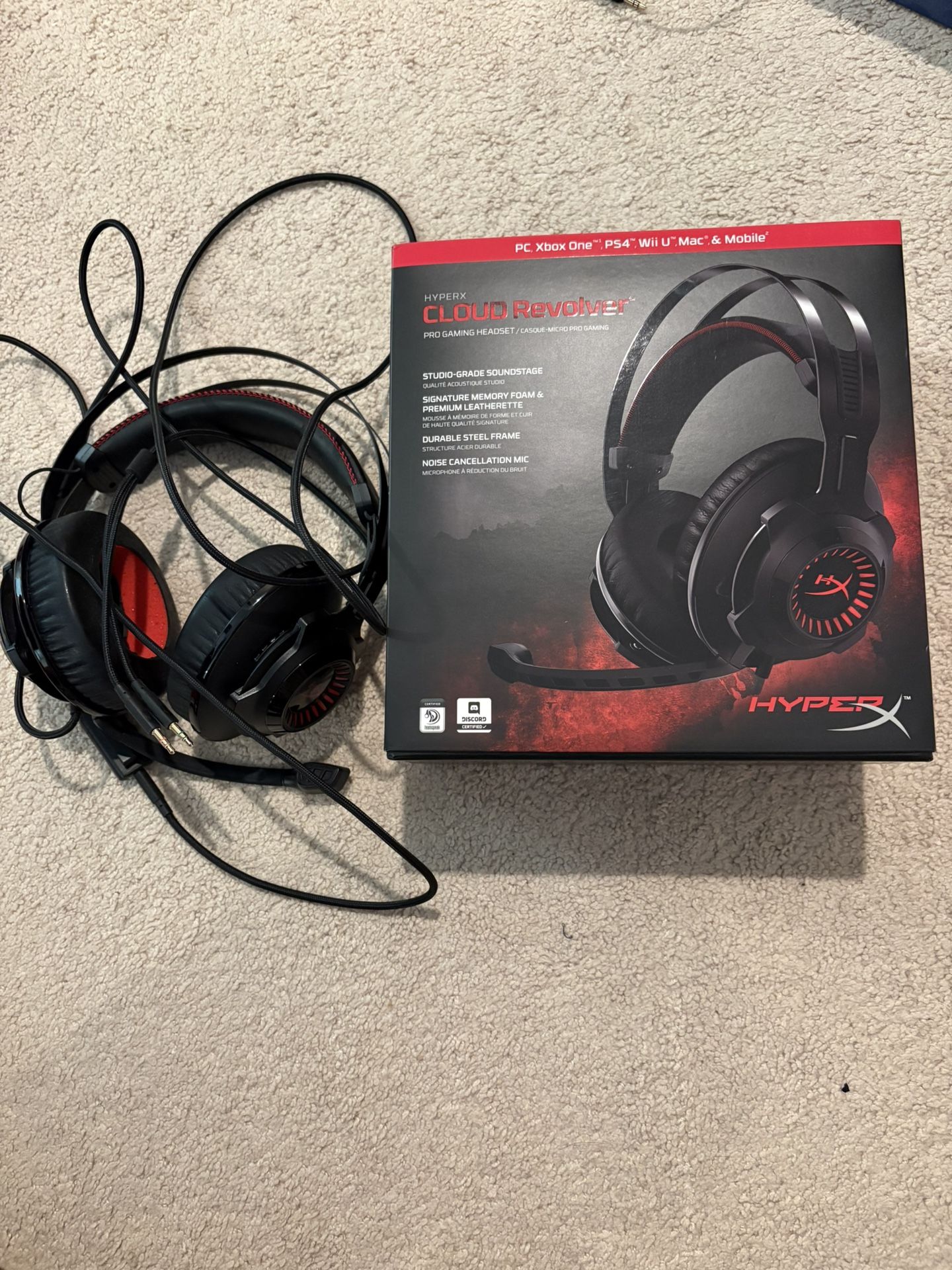 HYPERX Cloud Revolver Pro- Gaming Headset HX-HSCR-BK