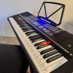 BCP 61 Key Electronic Keyboard Piano With Stool